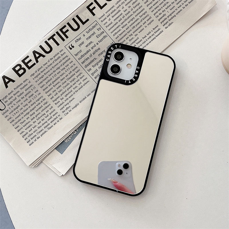 Women Self-timer Mirror Anti-fall Phone Case